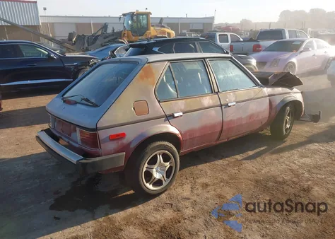 1989 Plymouth Horizon Expo z USA, uszkodzony, nr VIN 1P3BL18D0KY431472